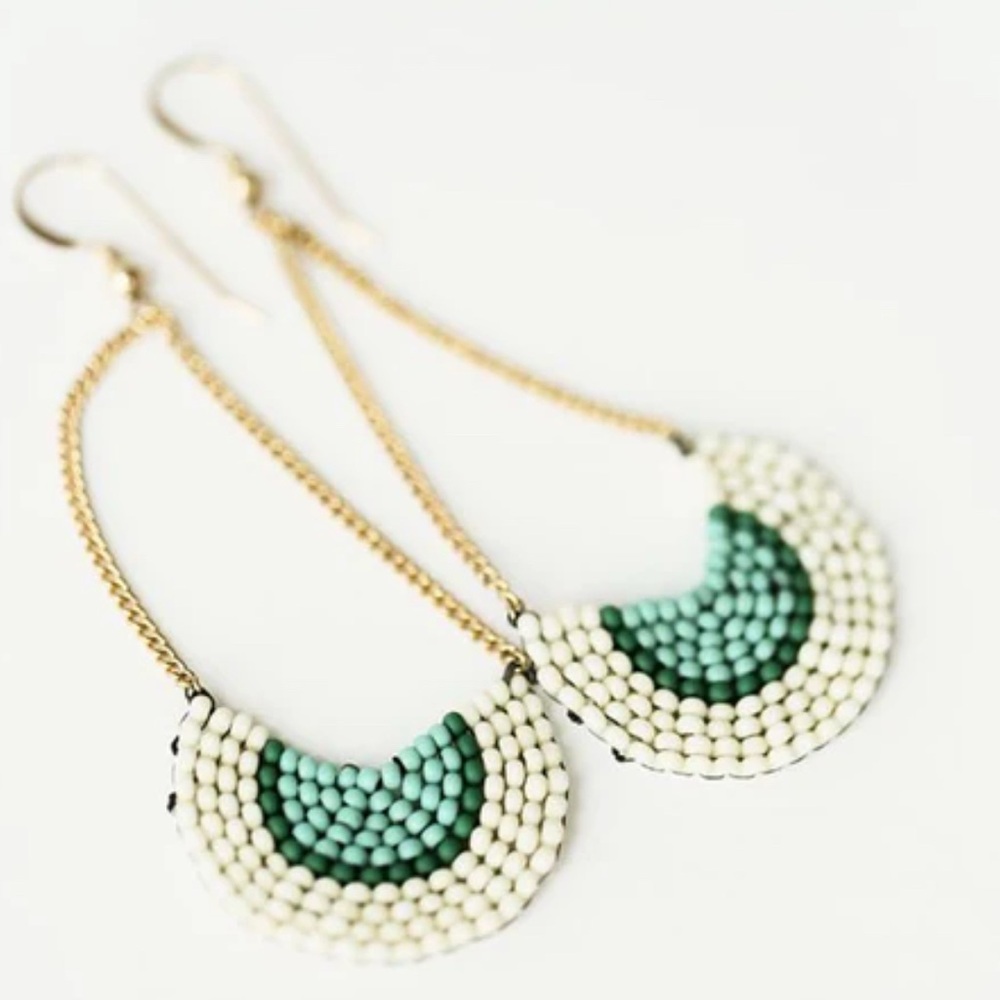 Mache Beaded Earrings